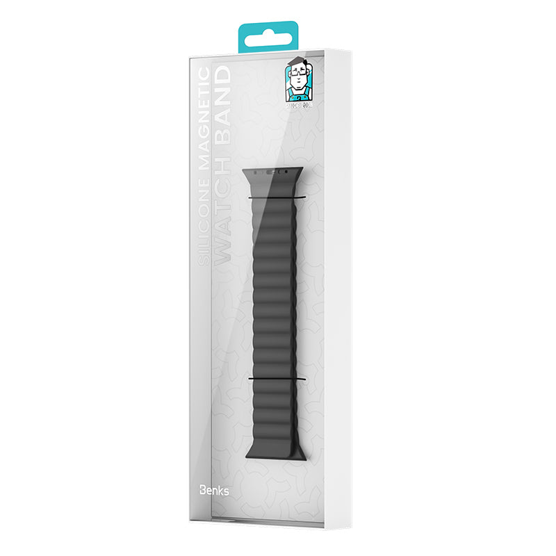 Apple Watch 10 42mm Benks Magnetik Tak Çıkar Silikon Strap Kayış
