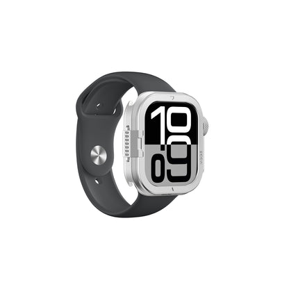 Apple Watch 10 46mm Amazingthing Premium Armor Fit FullGuard Metal Kasa ve Ekran Koruyucu