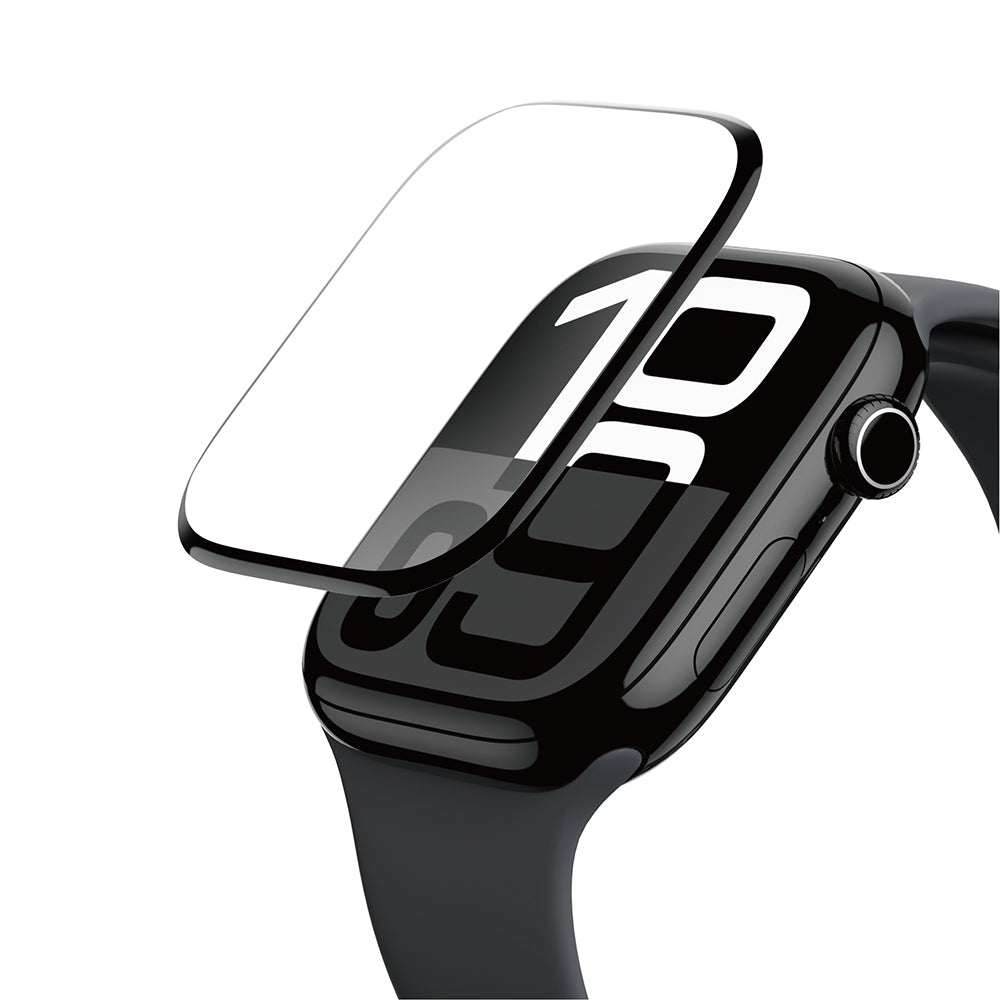 Apple Watch 10 46mm Amazingthing Radix Protective Parmak İzi Bırakmayan HD Ekran Koruyucu Film + Kolay Uygulama Aparatı