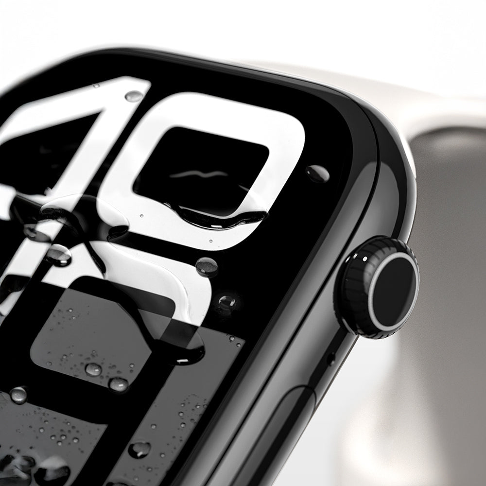Apple Watch 10 46mm Amazingthing Radix Protective Parmak İzi Bırakmayan HD Ekran Koruyucu Film + Kolay Uygulama Aparatı