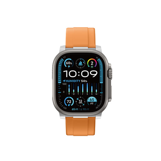 Apple Watch 10 46mm Amazingthing Titan Chrono Silikon Kordon