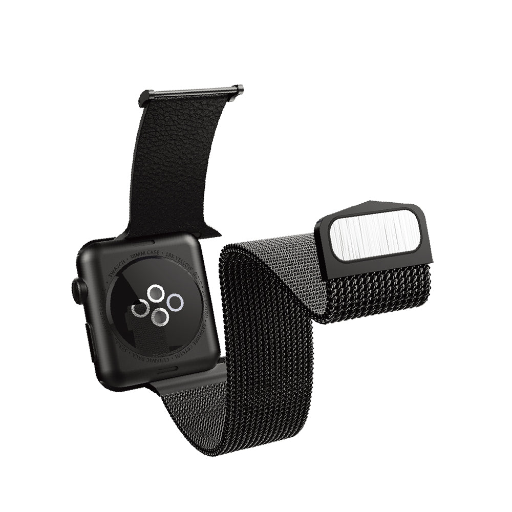 Apple Watch 10 46mm Raptic Hybrid Serisi Metal Hasır Kordon