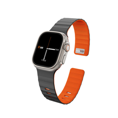 Apple Watch 10 46mm Wiwu Mag Secur Serisi Silikon Kordon