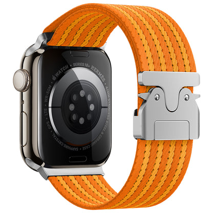 Apple Watch 10 46mm Zore KRD-133 Naylon Kumaş Hasır Örgülü Kordon