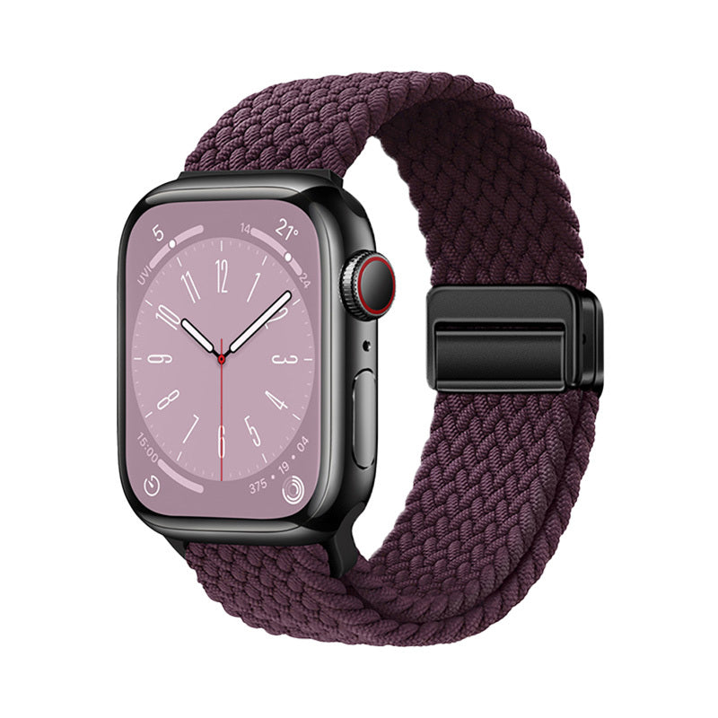 Apple Watch 10 46mm Zore KRD-134 Örgü Tasarımlı Hasır Kordon Strap Kayış