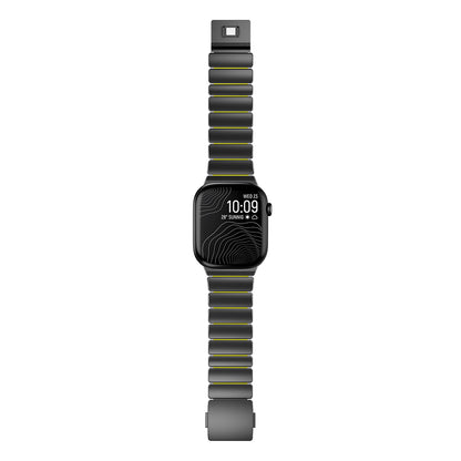 Apple Watch 10 46mm Zore KRD-149 Metal Silikon Kordon