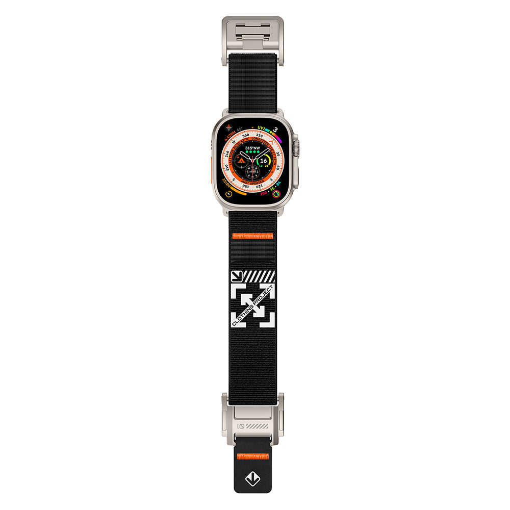 Apple Watch 10 46mm Zore KRD-154 Naylon Kumaş Hasır Örgülü Kordon