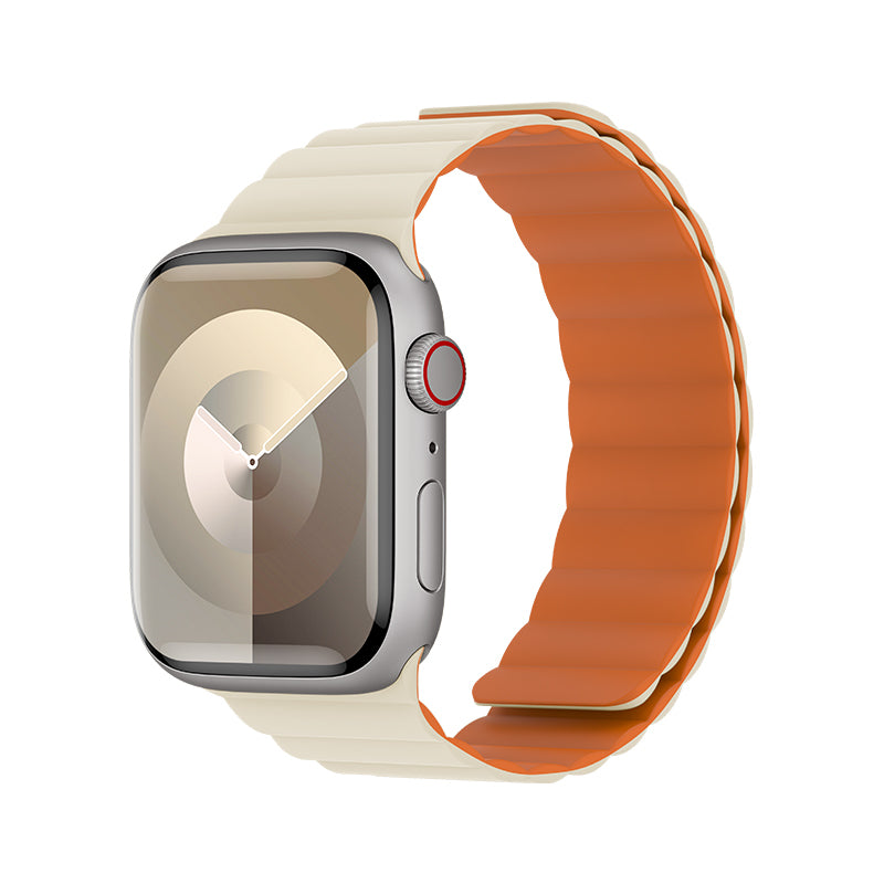 Apple Watch 38mm Benks Magnetik Tak Çıkar Silikon Strap Kayış