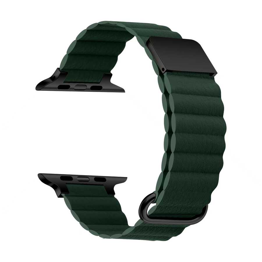 Apple Watch 38mm KRD-78 PU Deri Kordon Strap Kayış