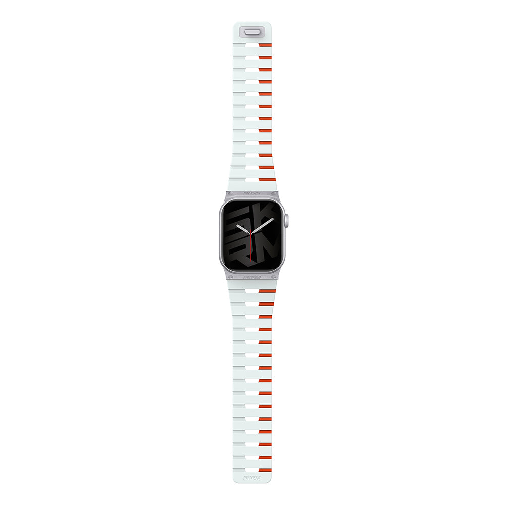 Apple Watch 38mm Skinarma Gemini Serisi TPU Magnetik Silikon Kordon