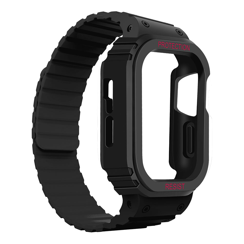 Apple Watch 38mm Zore KRD-142 Airbag Tasarımlı Kasa Koruyuculu Silikon Kordon