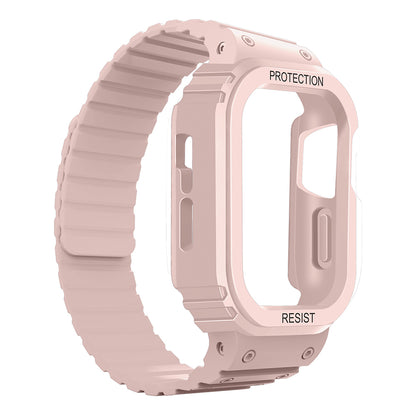 Apple Watch 38mm Zore KRD-142 Airbag Tasarımlı Kasa Koruyuculu Silikon Kordon