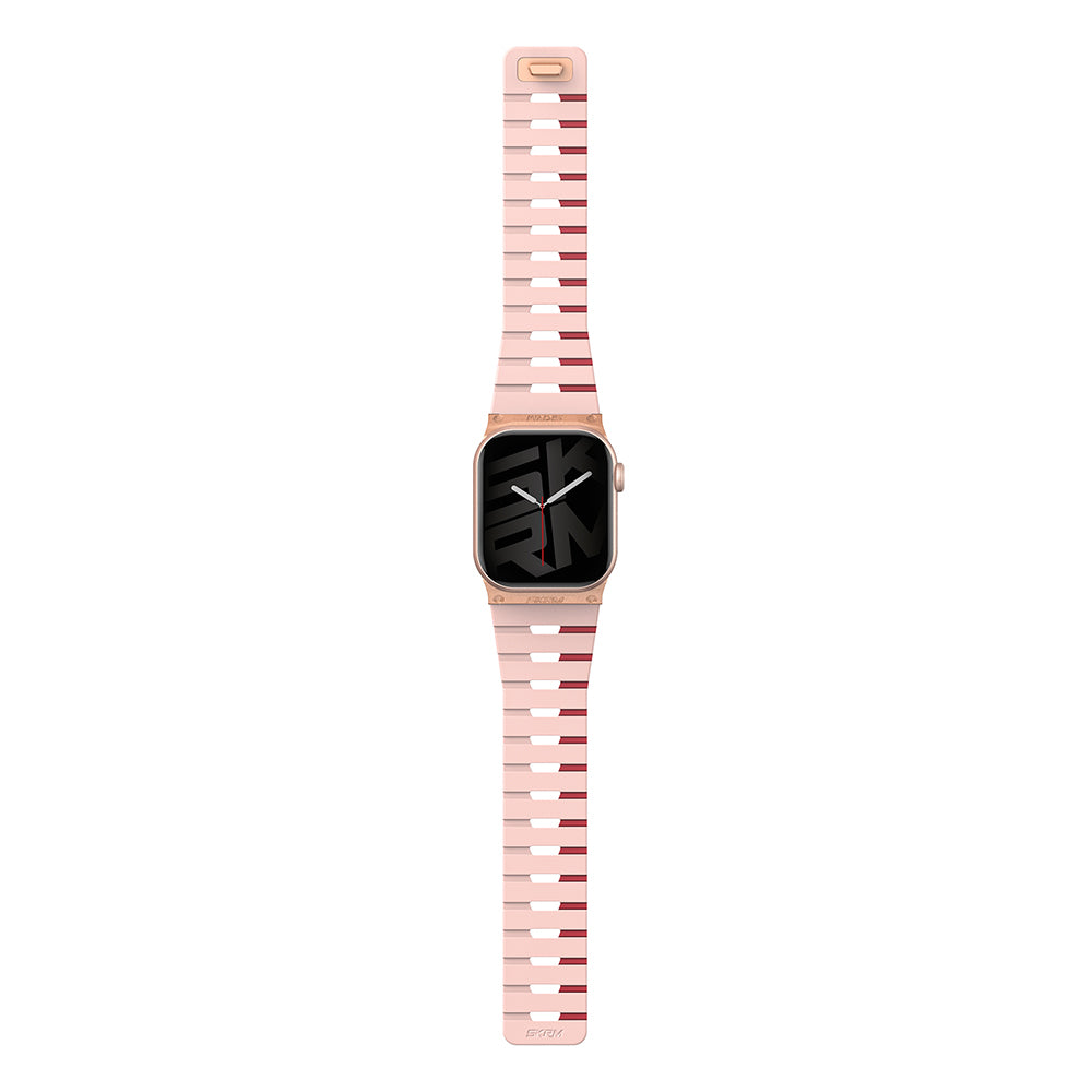 Apple Watch 40mm Skinarma Gemini Serisi TPU Magnetik Silikon Kordon