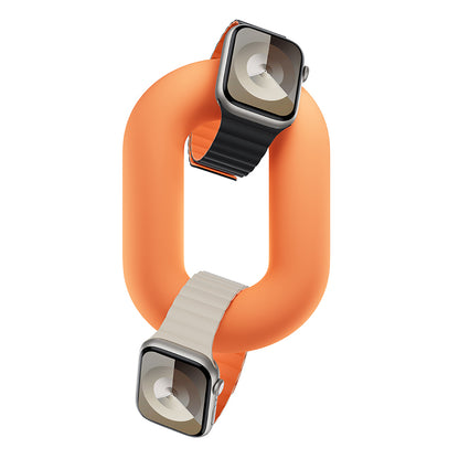 Apple Watch 42mm Benks Magnetik Tak Çıkar Silikon Strap Kayış