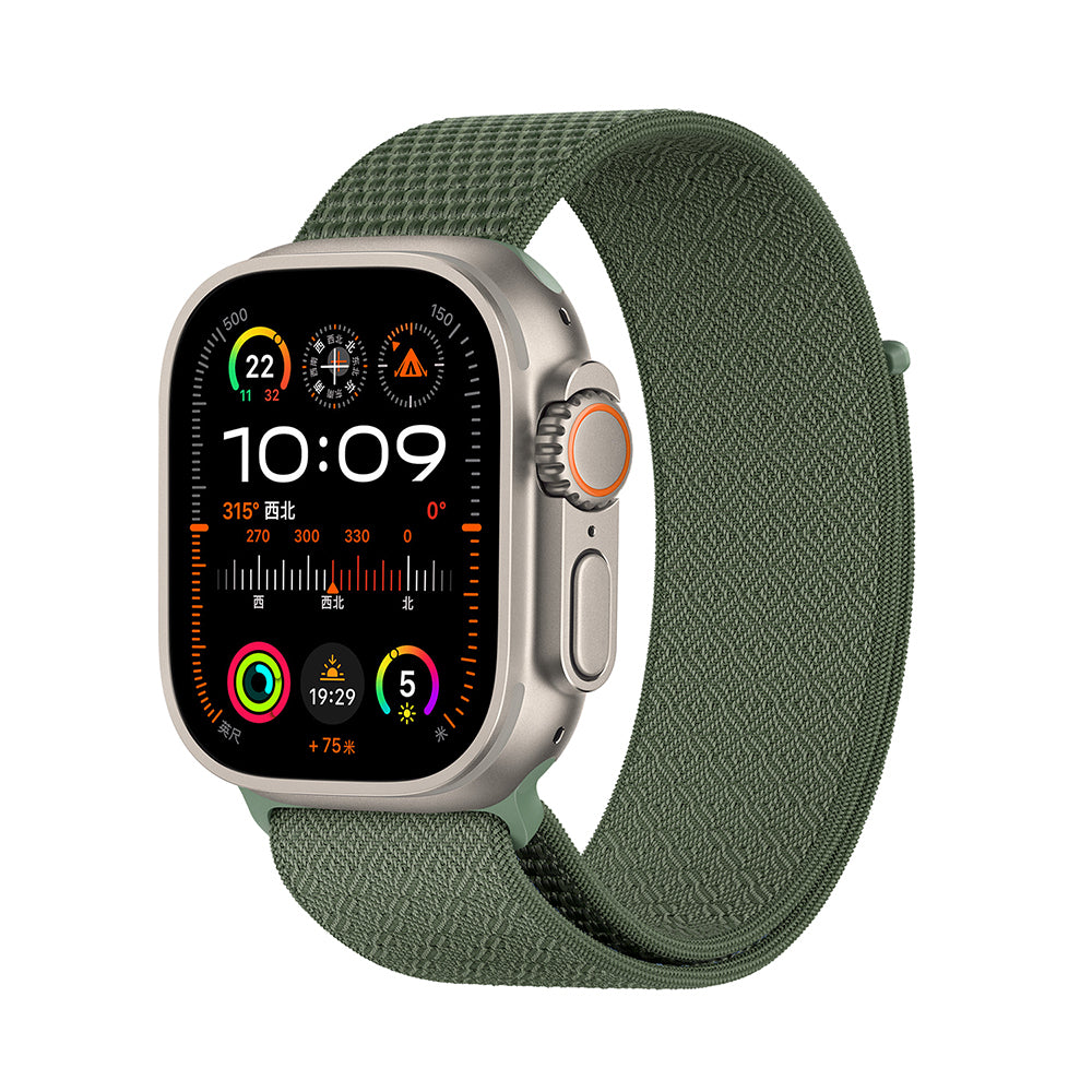 Apple Watch 42mm Kordon Wiwu WB501 CloudFlex Serisi Hasır Örgü Strap Kayış