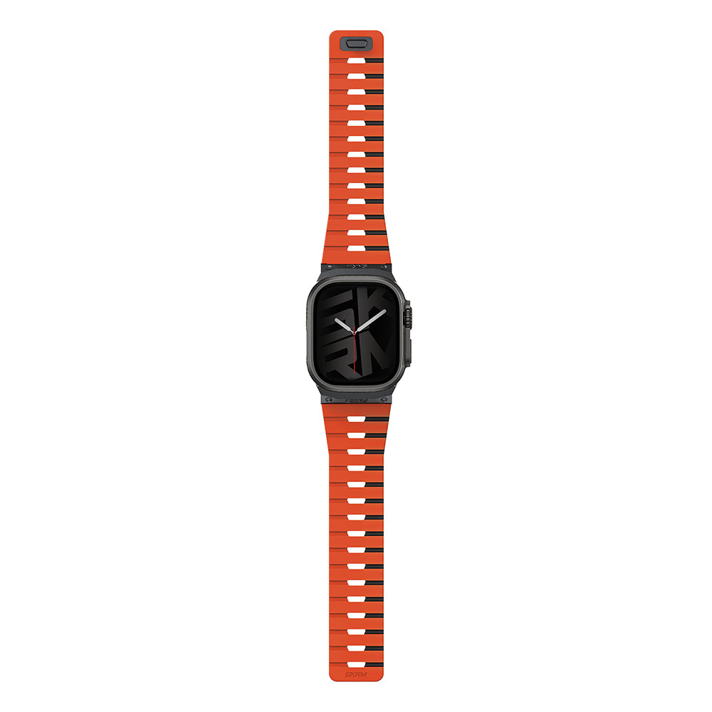 Apple Watch 42mm Skinarma Gemini Serisi TPU Magnetik Silikon Kordon