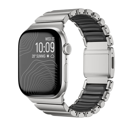 Apple Watch 42mm Zore KRD-149 Metal Silikon Kordon