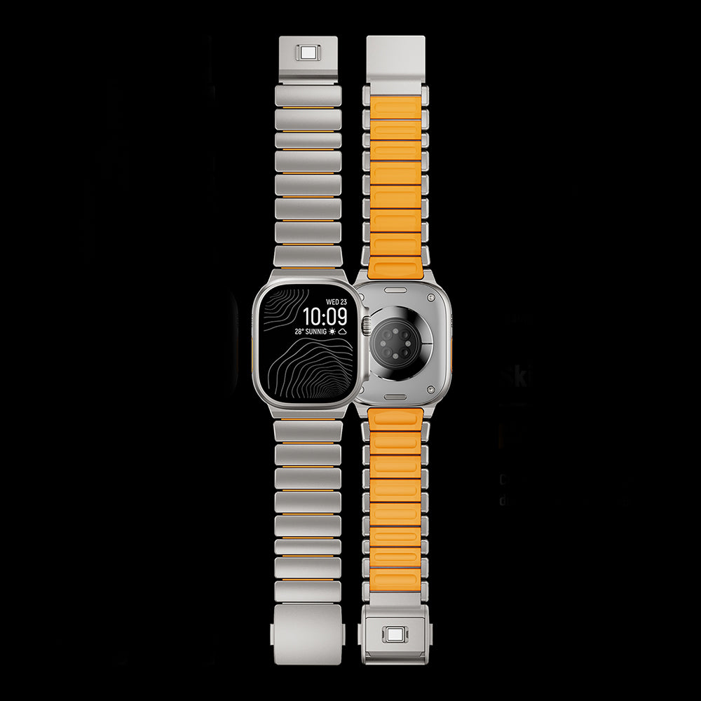 Apple Watch 42mm Zore KRD-149 Metal Silikon Kordon