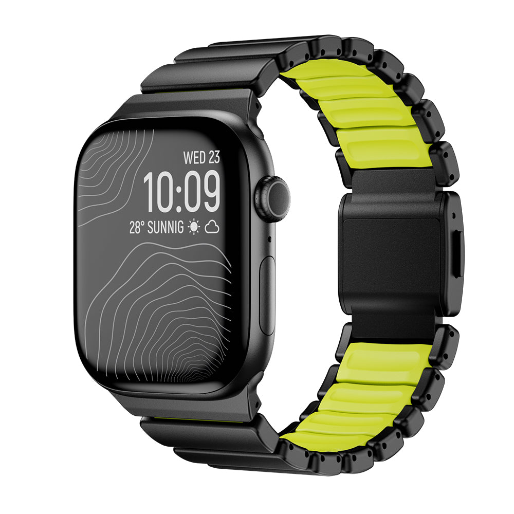 Apple Watch 42mm Zore KRD-152 Titanyum Silikon Kordon