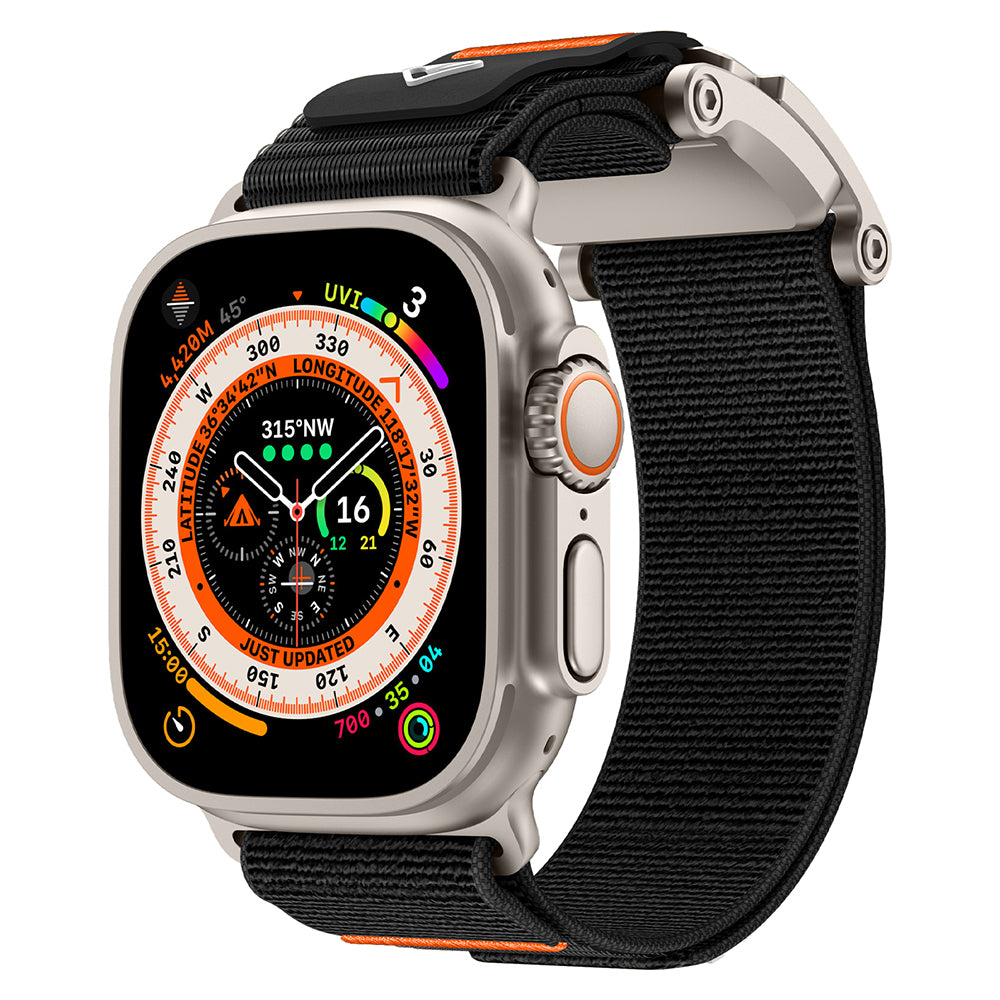 Apple Watch 42mm Zore KRD-154 Naylon Kumaş Hasır Örgülü Kordon