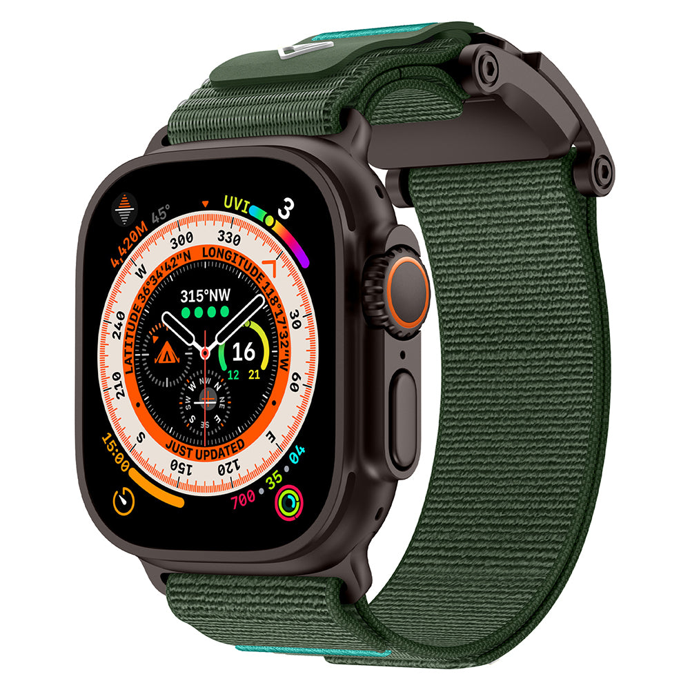 Apple Watch 42mm Zore KRD-154 Naylon Kumaş Hasır Örgülü Kordon