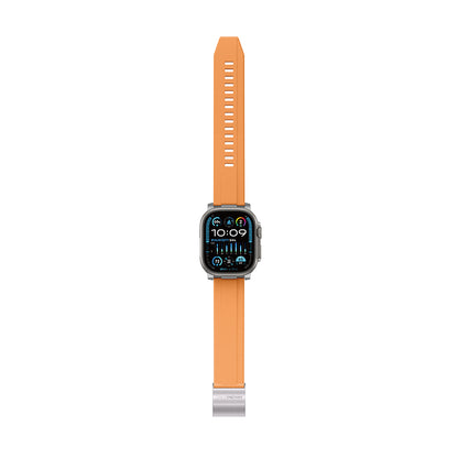 Apple Watch 44mm Amazingthing Titan Chrono Silikon Kordon