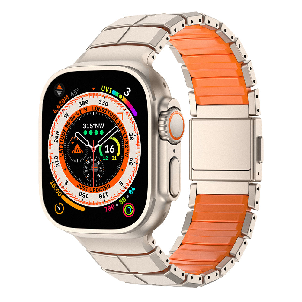 Apple Watch 44mm Mohseven iWatch Titancore No.1 Metal Kordon