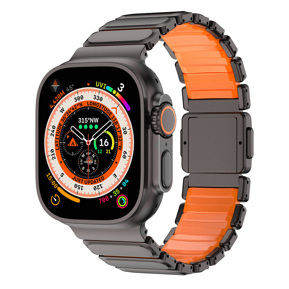 Apple Watch 44mm Mohseven iWatch Titancore No.2 Çelik Kordon