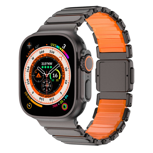 Apple Watch 44mm Mohseven iWatch Titancore No.2 Çelik Kordon