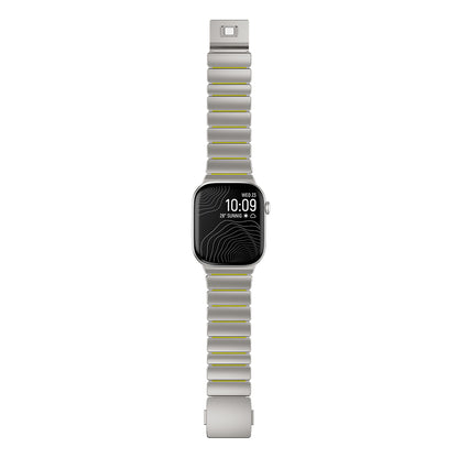 Apple Watch 44mm Zore KRD-149 Metal Silikon Kordon