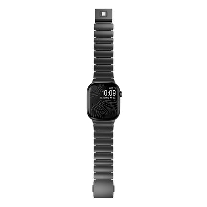 Apple Watch 44mm Zore KRD-149 Metal Silikon Kordon