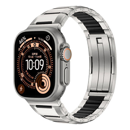 Apple Watch 44mm Zore KRD-155 Metal Silikon Kordon