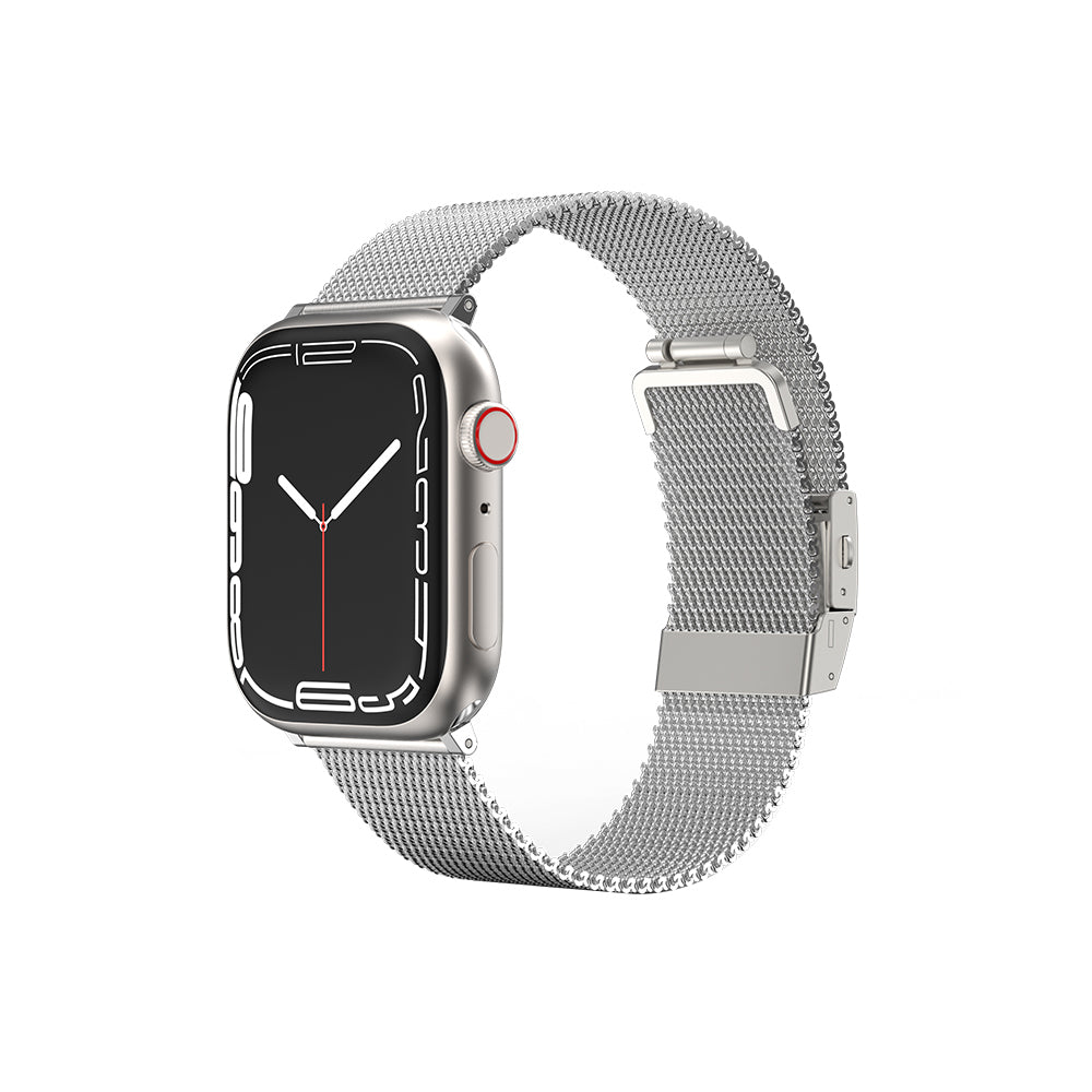Apple Watch 7 41mm Amazingthing Titan Metal Hasır Kordon