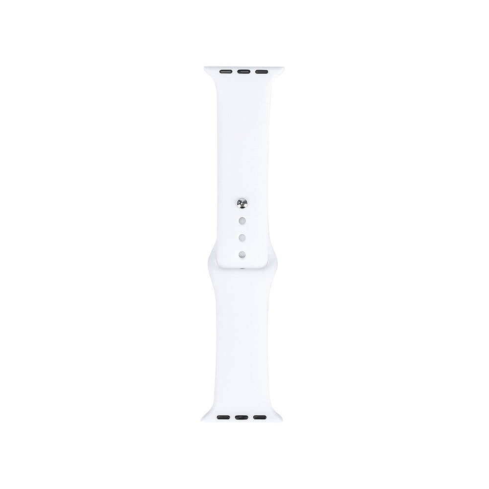 Apple Watch 7 41mm Band Serisi Klasik Kordon Silikon Strap Kayış