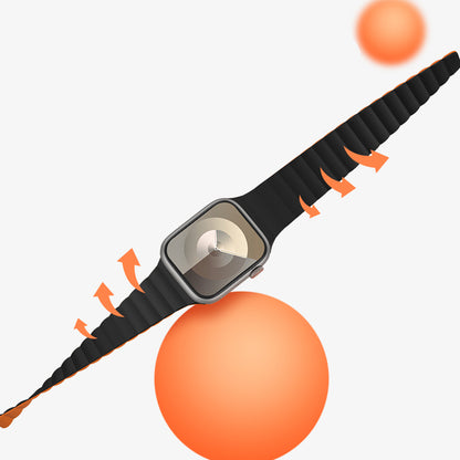 Apple Watch 7 41mm Benks Magnetik Tak Çıkar Silikon Strap Kayış