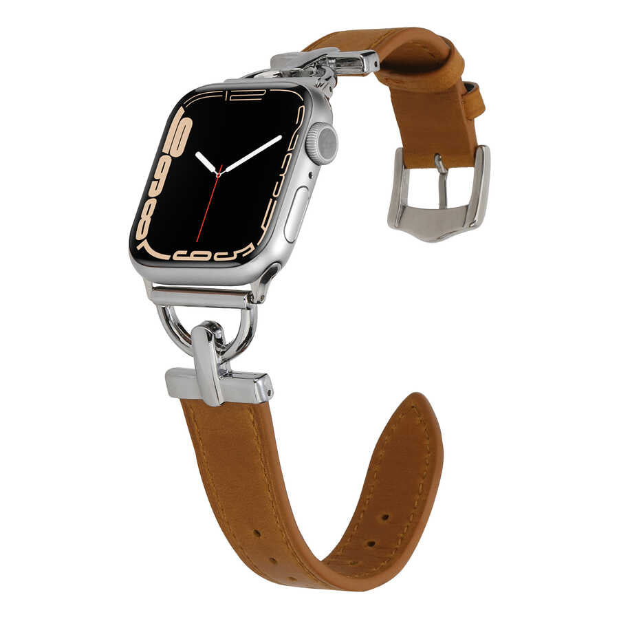 Apple Watch 7 41mm KRD-53 Deri Kordon