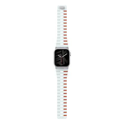 Apple Watch 7 41mm Skinarma Gemini Serisi TPU Magnetik Silikon Kordon
