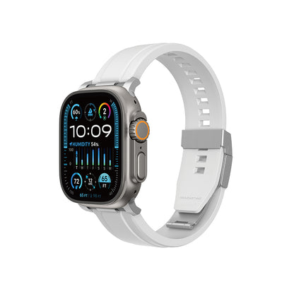 Apple Watch 7 45mm Amazingthing Titan Chrono Silikon Kordon