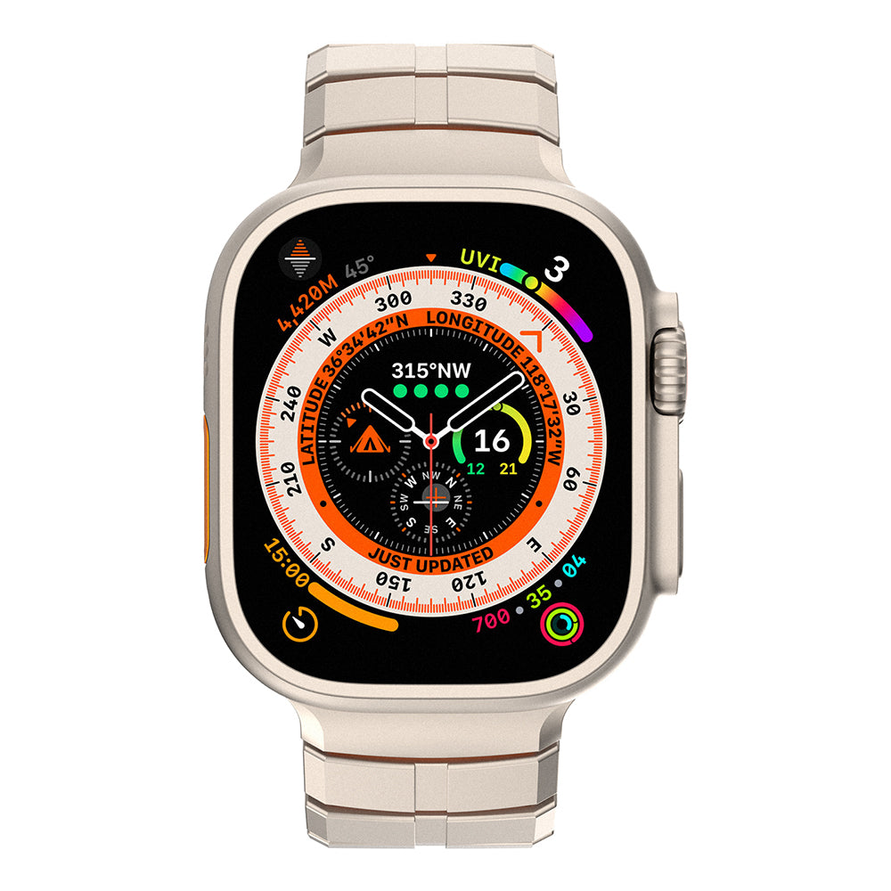 Apple Watch 7 45mm Mohseven iWatch Titancore No.1 Metal Kordon