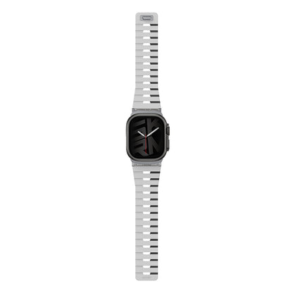 Apple Watch 7 45mm Skinarma Gemini Serisi TPU Magnetik Silikon Kordon