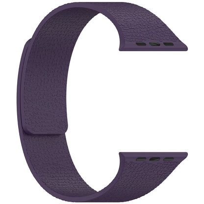 Apple Watch 7 45mm Zore KRD-136 Kabartma Desenli Silikon Kordon