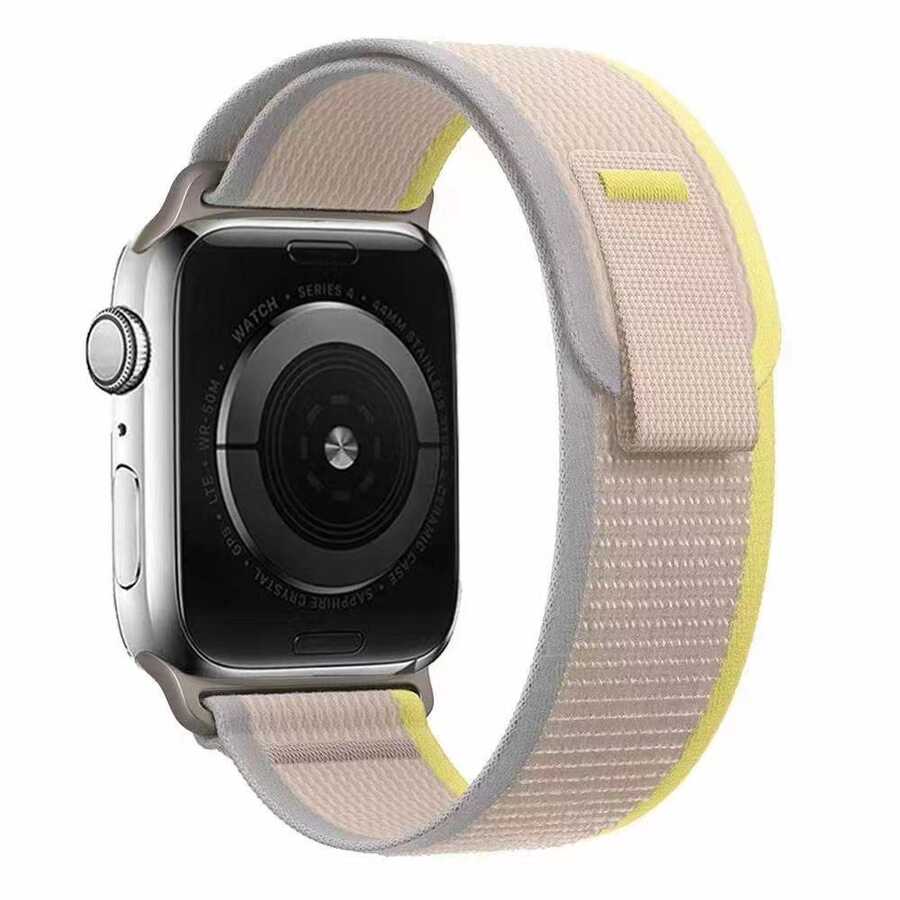 Apple Watch 7 45mm Zore KRD-77 Hasır Kordon