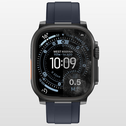 Apple Watch Ultra 49mm Amazingthing Radix AccuGuard Serisi Akıllı Saat Temperli Cam Ekran Koruyucu