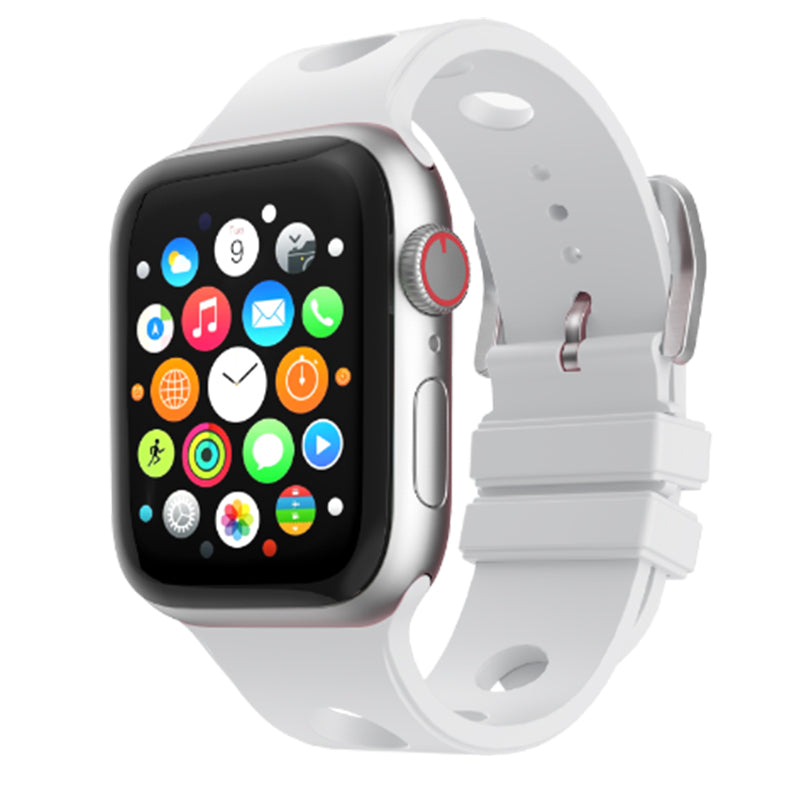 Apple Watch Ultra 49mm Delikli Tasarım Zore KRD-147 Silikon Kordon