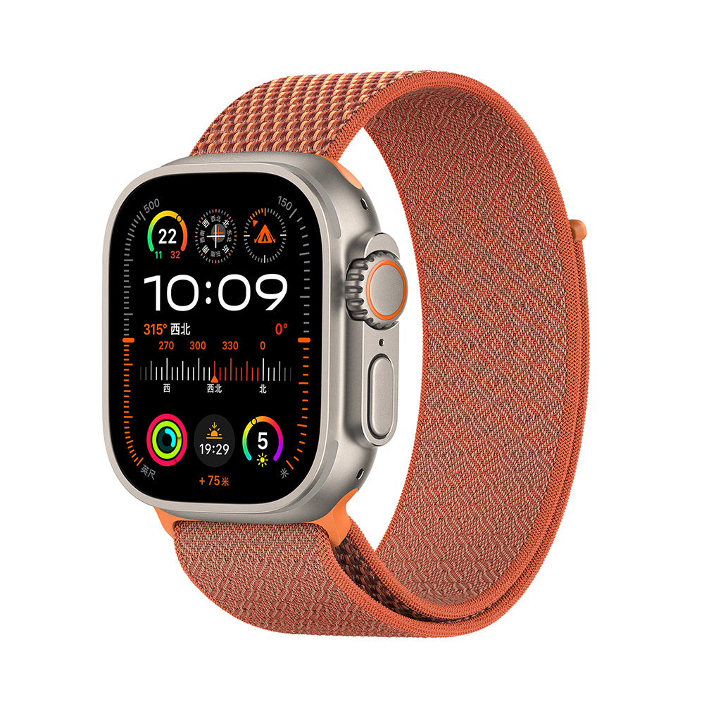 Apple Watch Ultra 49mm Kordon Wiwu WB501 CloudFlex Serisi Hasır Örgü Strap Kayış