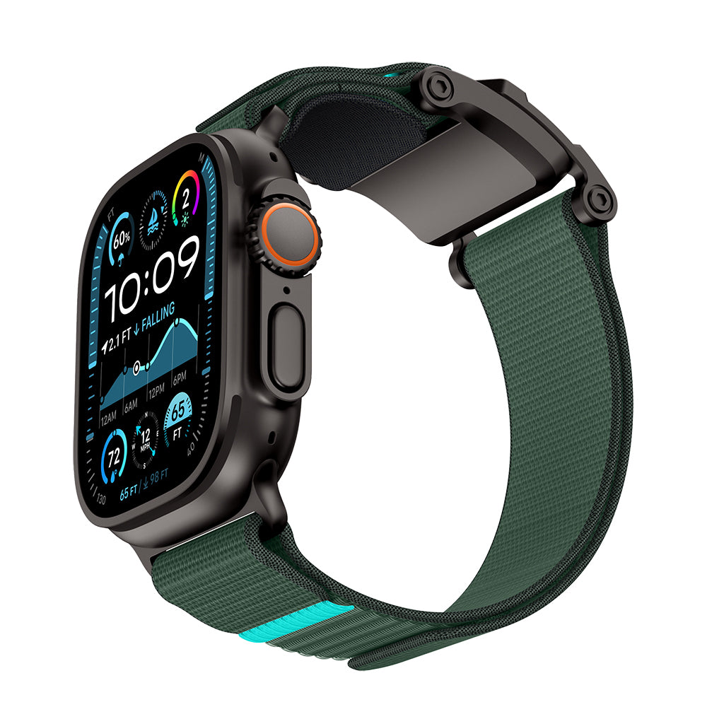 Apple Watch Ultra 49mm Mohseven iWatch Mecha Sport Hasır Kordon