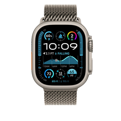 Apple Watch Ultra 49mm Zore KRD-100 Titanyum Hasır Kordon