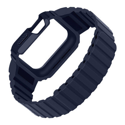 Apple Watch Ultra 49mm Zore KRD-142 Airbag Tasarımlı Kasa Koruyuculu Silikon Kordon