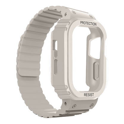 Apple Watch Ultra 49mm Zore KRD-142 Airbag Tasarımlı Kasa Koruyuculu Silikon Kordon