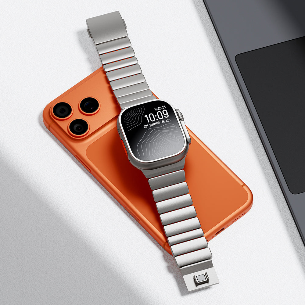 Apple Watch Ultra 49mm Zore KRD-149 Metal Silikon Kordon